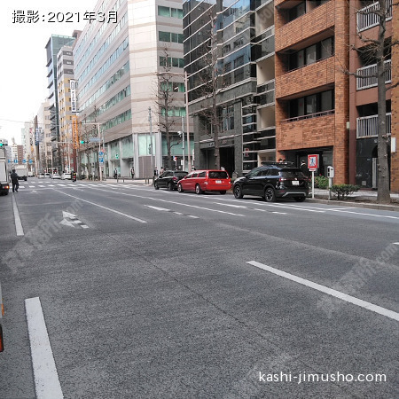 前面道路(水天宮通り）