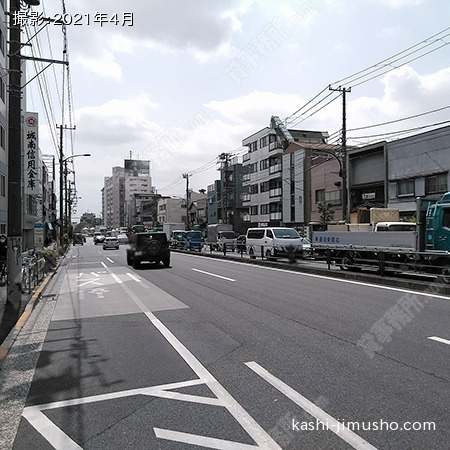 前面道路(環七通り）