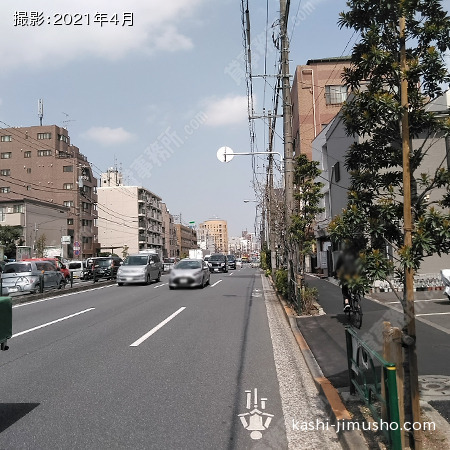 前面道路(環七通り）