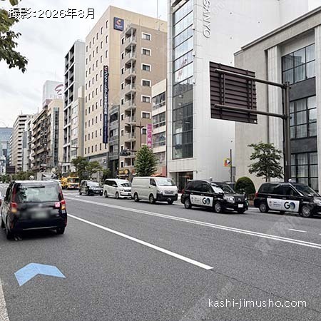  前面道路(江戸通り)