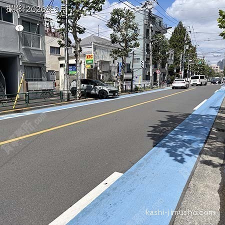 前面道路(水道道路) 前面道路(水道道路)
