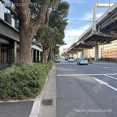 前面道路(目白通り）