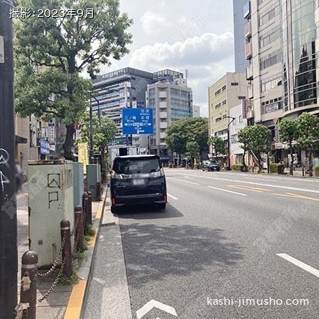 前面道路(北本通り)