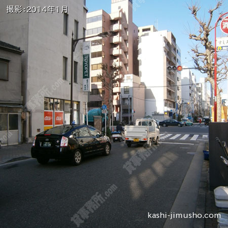 前面道路（新大橋通り） 