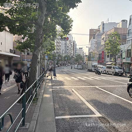 前面道路(早稲田通り）