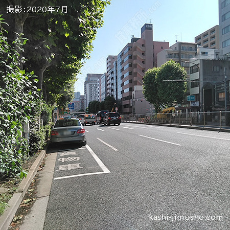 前面道路(新大橋通り）