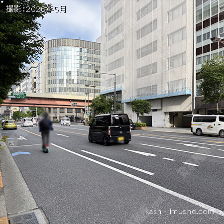 前面道路(江戸通り沿い) 前面道路(江戸通り沿い)