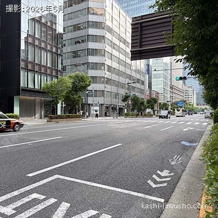 前面道路(江戸通り沿い) 前面道路(江戸通り沿い)