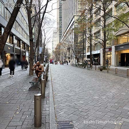 前面道路(丸の内仲通り) 前面道路(丸の内仲通り)