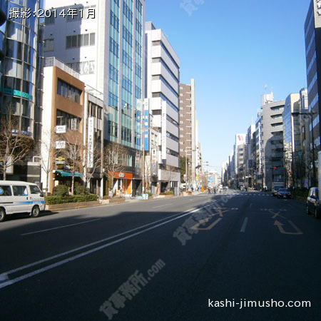 前面道路（江戸通り）