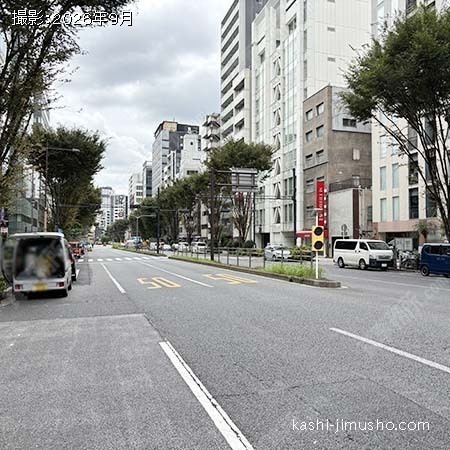 前面道路(清杉通り)